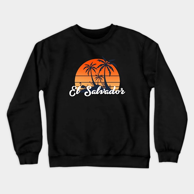 El Salvador t-shirt, Playa, las Flores, Surf City, El Sunzal, Playas, Nayik, Bukele, La Libertad, Salvadorian, Sivar, Punta Roca, SV, La Bocana, Playera, Salvadorian Pride, Surfing, Camiseta Crewneck Sweatshirt by Osmin-Laura